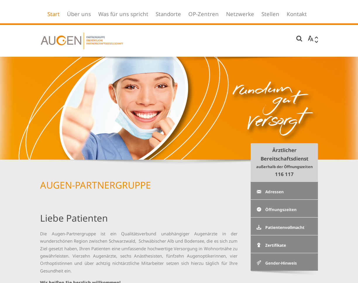 Augen-Partner-Gruppe